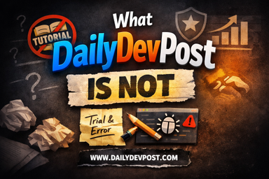 What DailyDevPost Is Not