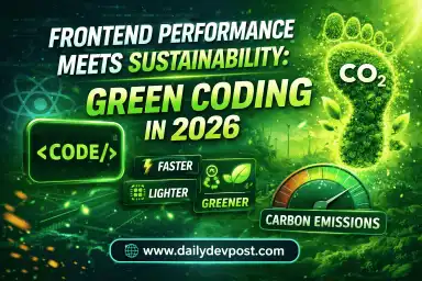 Frontend Performance Meets Sustainability: Green Coding in 2026
