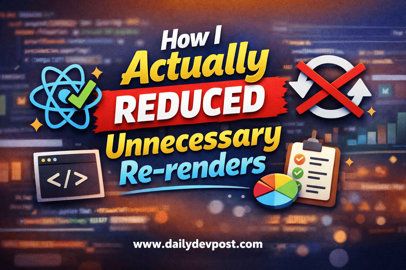 How I Actually Reduced Unnecessary Re-renders (What Worked, What Didn’t)
