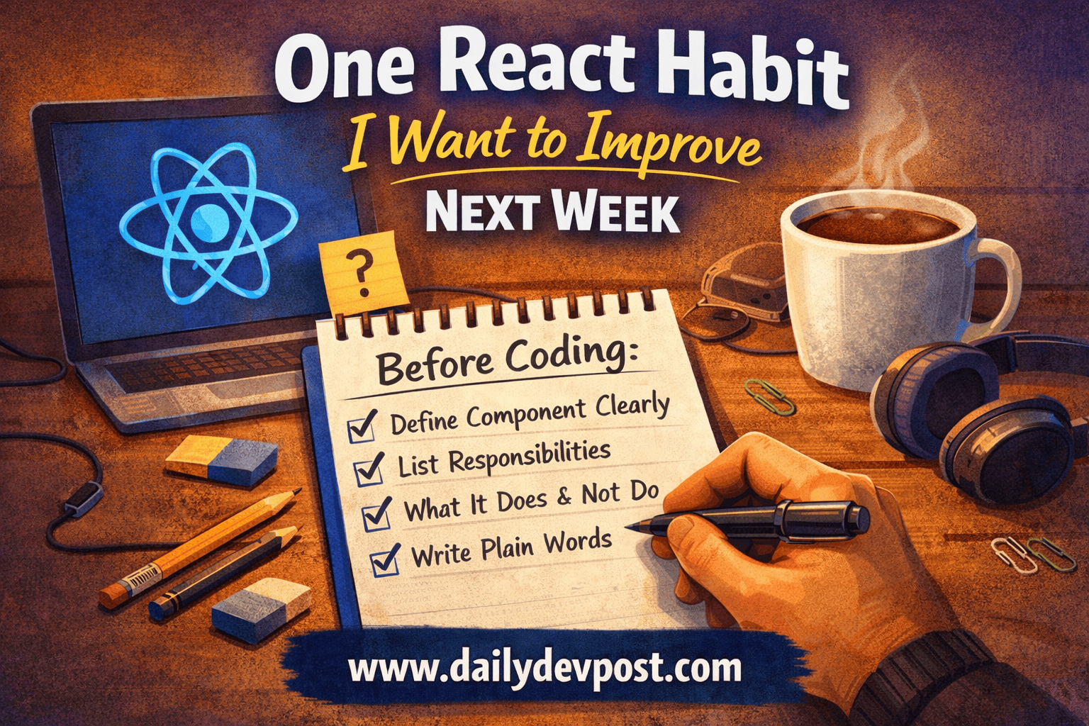 One React Habit I Want to Improve Next Week