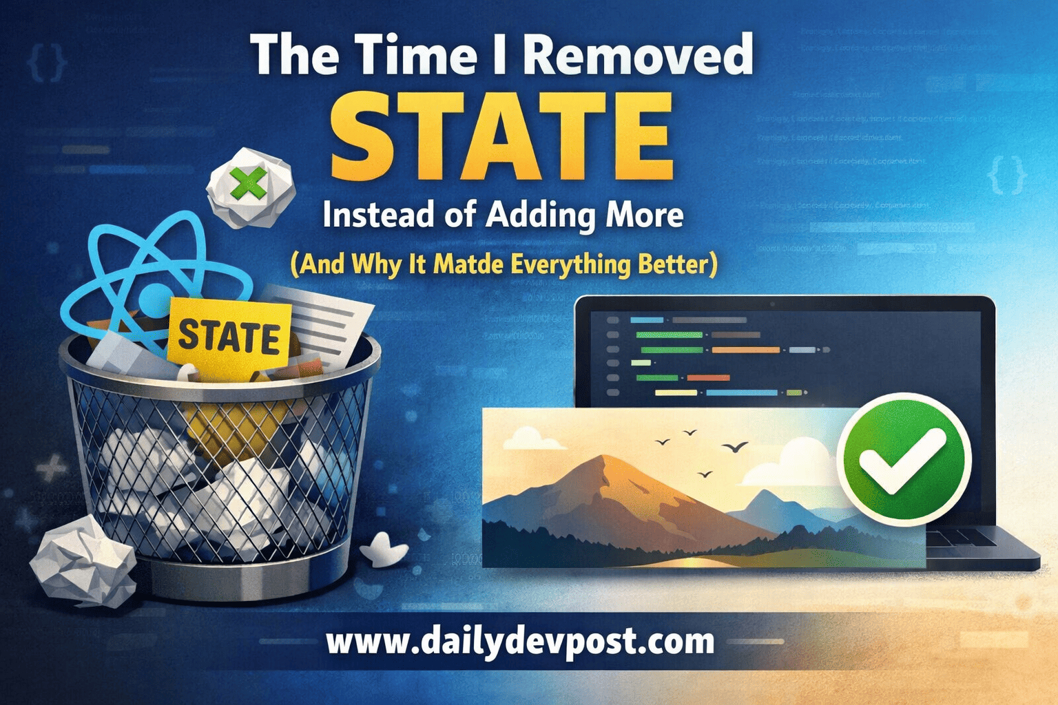 The Time I Removed State Instead of Adding More (And Why It Made Everything Better)