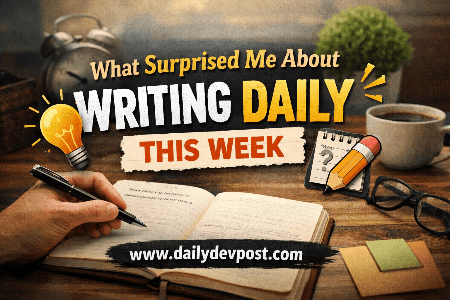 What Surprised Me About Writing Daily This Week