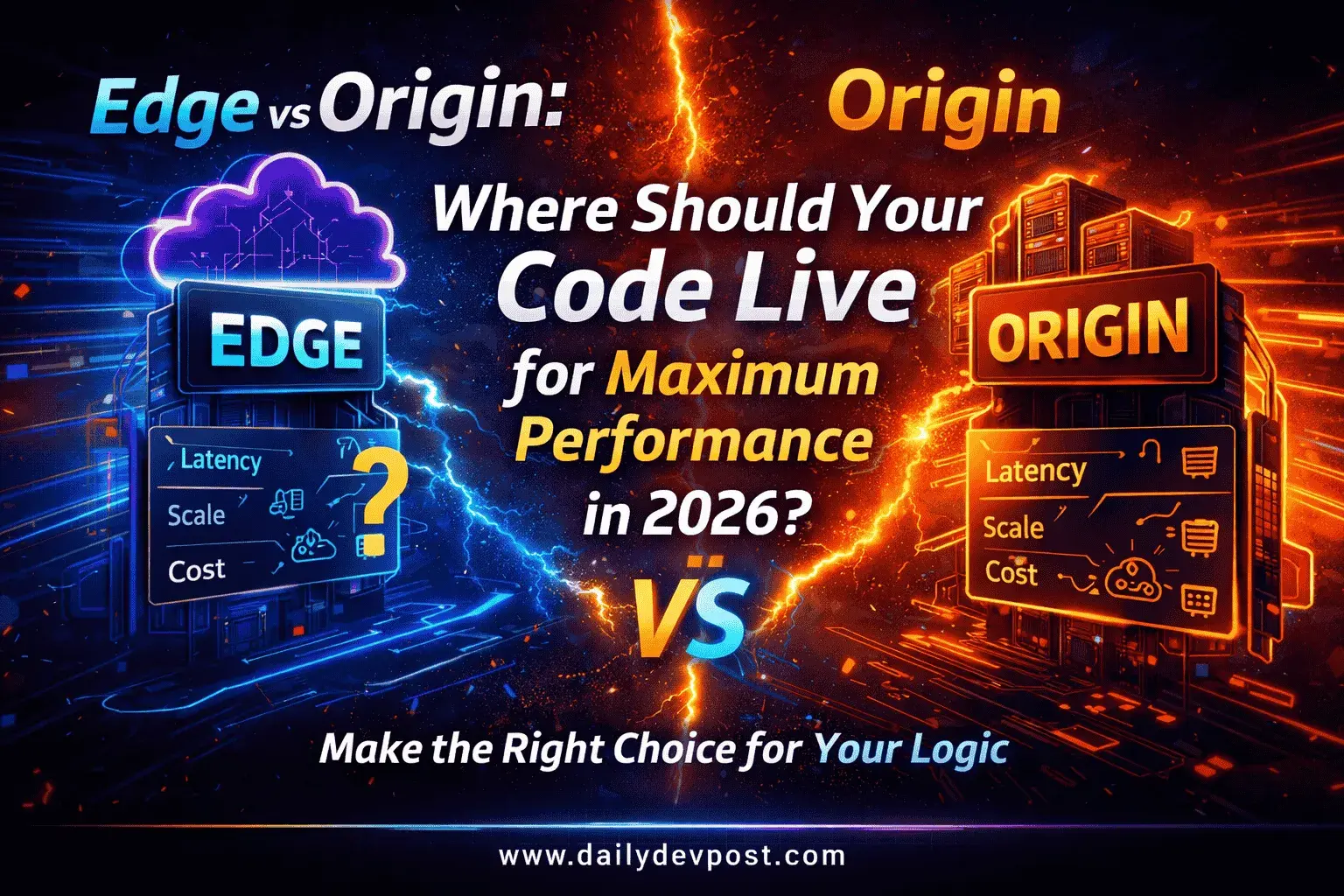 Edge vs Origin: Where Should Your Code Live for Maximum Performance in 2026?