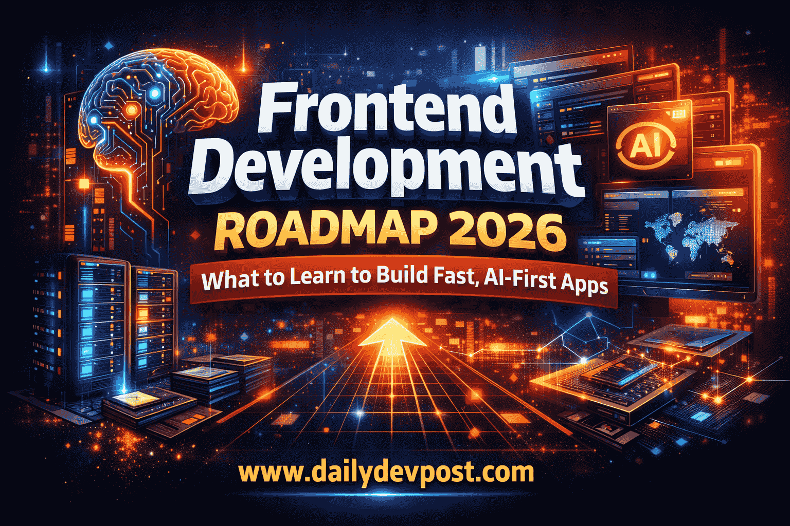 Frontend Development Roadmap 2026: What to Learn to Build Fast, AI-First Apps