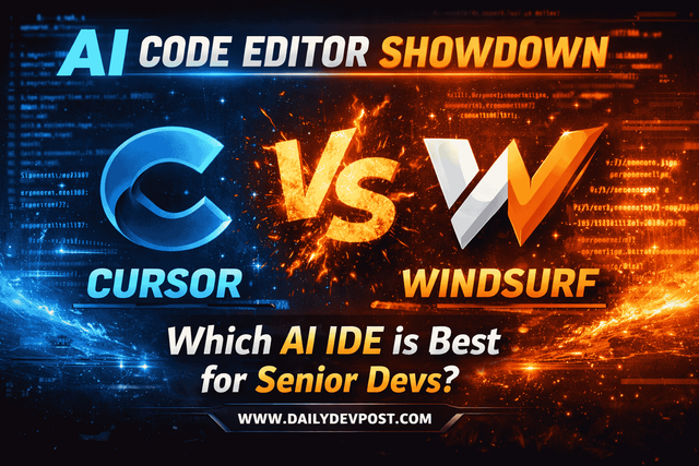 AI Code Editor Comparison: Cursor vs Windsurf for Senior Developers