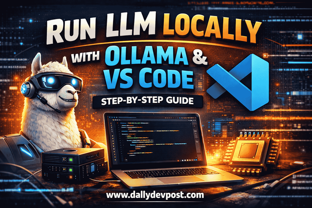 Run LLM Locally with Ollama and VS Code (Step-by-Step Guide)