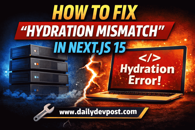How to Fix “Hydration Mismatch” in Next.js 15
