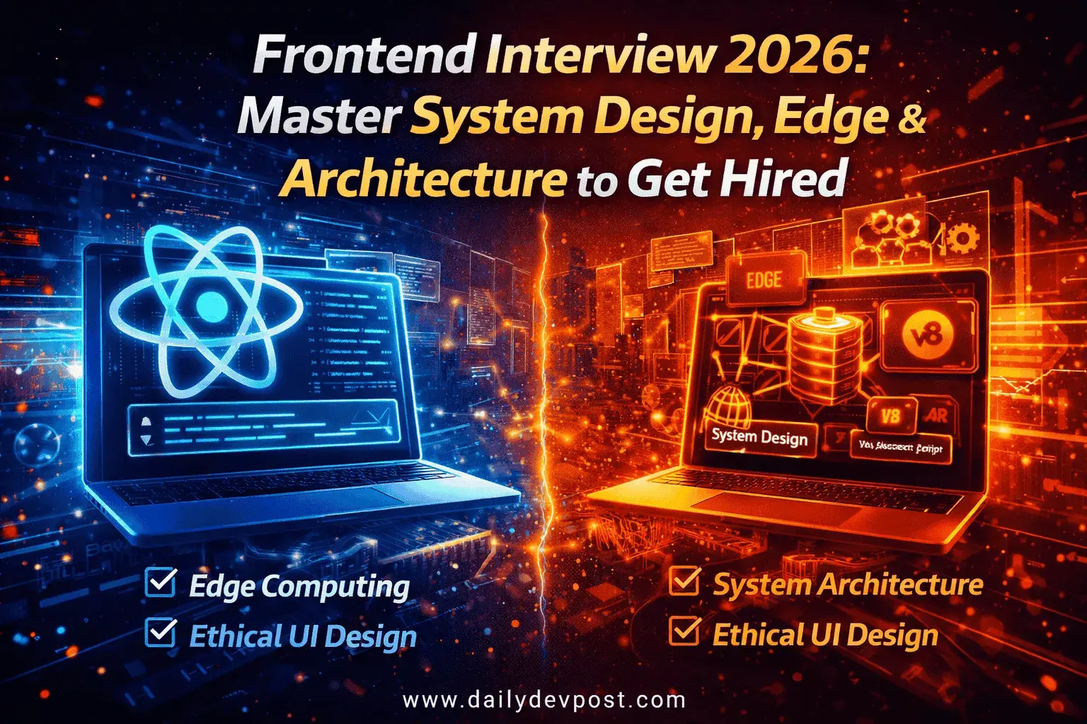 Frontend Interview 2026: Master System Design, Edge & Architecture to Get Hired